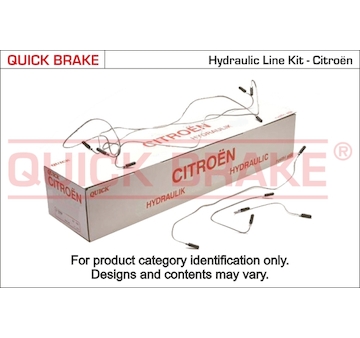 Sada hydraulických vedení, odpružení QUICK BRAKE CI 102