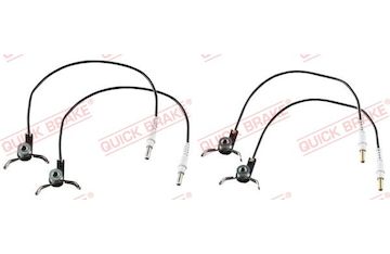 Výstražný kontakt, opotřebení obložení QUICK BRAKE WS 0181 A