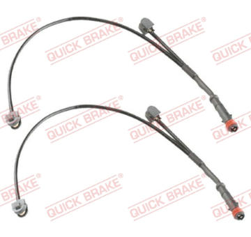 Vystrazny kontakt, opotrebeni oblozeni QUICK BRAKE WS 0508 A