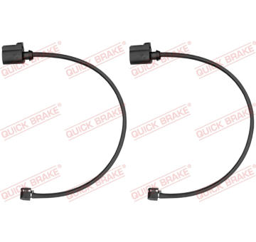 Vystrazny kontakt, opotrebeni oblozeni QUICK BRAKE WS 0521 A