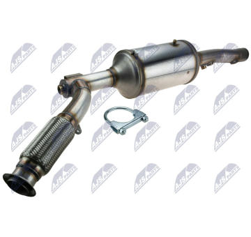 Filtr pevnych castic, vyfukovy system NTY DPF-VW-009