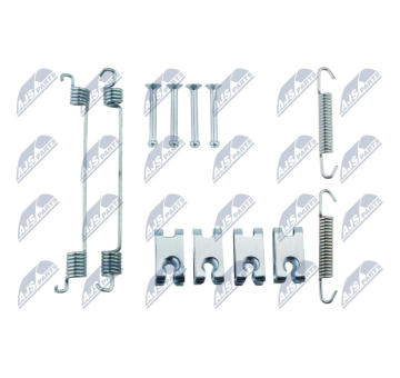 Sada príslużenstva čeľustí parkovacej brzdy NTY HSR-FR-003