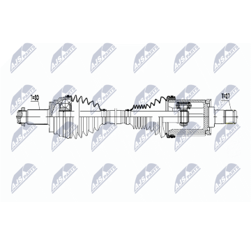 Hnací hriadeľ NTY NPW-BM-039