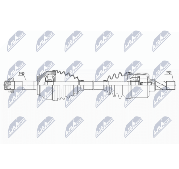 Hnací hriadeľ NTY NPW-FT-065