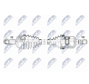 Hnací hriadeľ NTY NPW-FT-106