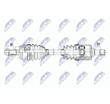 Hnací hriadeľ NTY NPW-HD-050