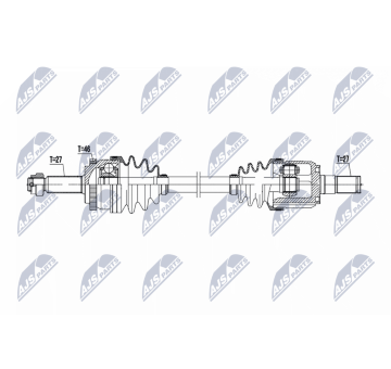 Hnací hriadeľ NTY NPW-HY-635