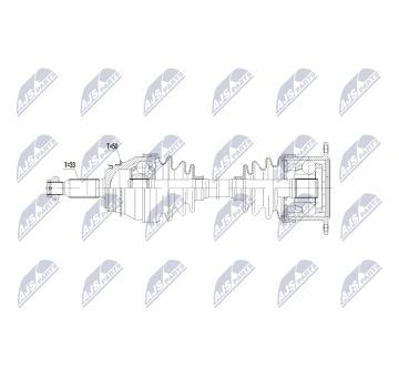 Hnací hriadeľ NTY NPW-MS-114
