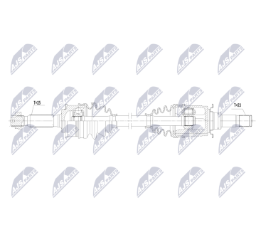 Hnací hriadeľ NTY NPW-MS-125