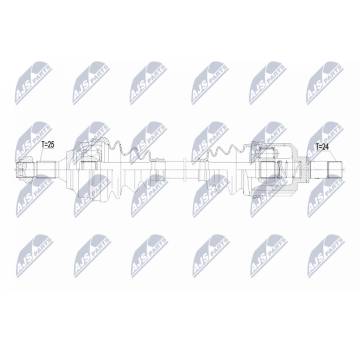 Hnací hriadeľ NTY NPW-PE-125