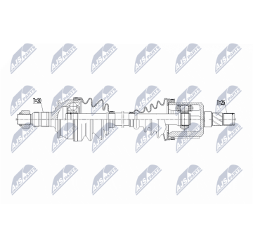 Hnací hriadeľ NTY NPW-PL-149