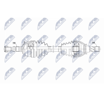 Hnací hriadeľ NTY NPW-PL-154