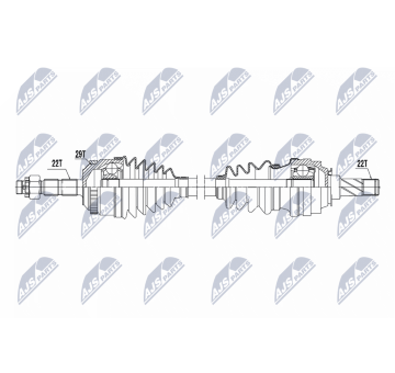 Hnací hriadeľ NTY NPW-PL-157