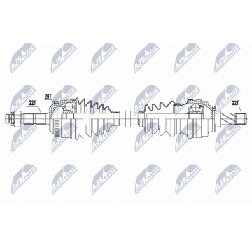 Hnací hriadeľ NTY NPW-PL-158