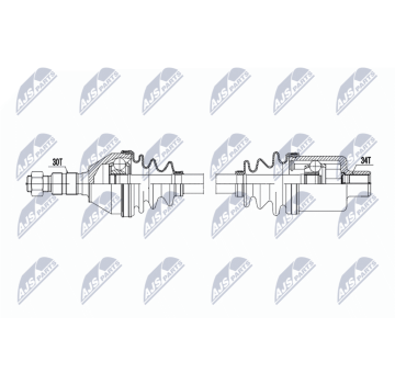 Hnací hriadeľ NTY NPW-PL-160