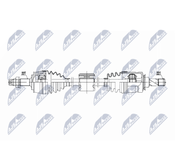 Hnací hriadeľ NTY NPW-PL-183