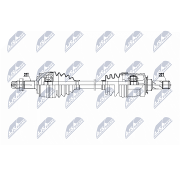 Hnací hriadeľ NTY NPW-PL-184