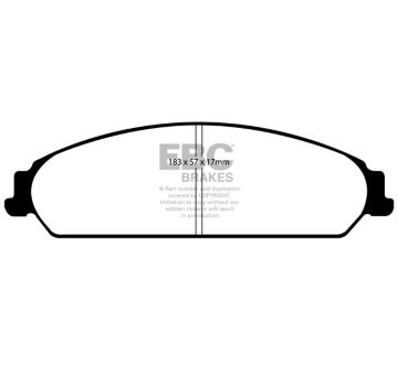 Sada brzdových destiček, kotoučová brzda EBC Brakes DP41724R