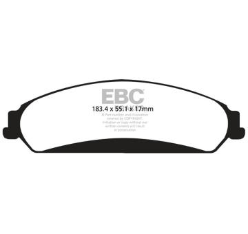 Sada brzdových destiček, kotoučová brzda EBC Brakes DP42139R