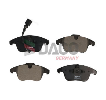 Sada brzdových destiček, kotoučová brzda DACO Germany 320220