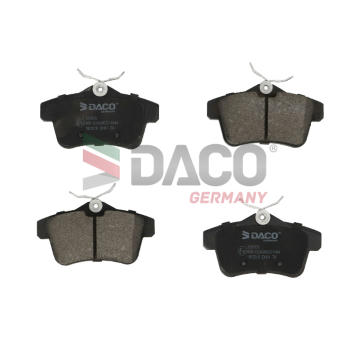 Sada brzdových destiček, kotoučová brzda DACO Germany 320605