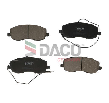 Sada brzdových destiček, kotoučová brzda DACO Germany 320612