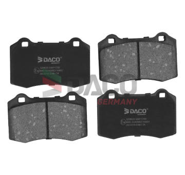 Sada brzdových destiček, kotoučová brzda DACO Germany 320620