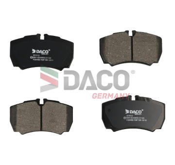 Sada brzdových destiček, kotoučová brzda DACO Germany 321012