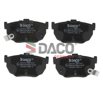 Sada brzdových destiček, kotoučová brzda DACO Germany 321319