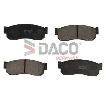 Sada brzdových destiček, kotoučová brzda DACO Germany 322207