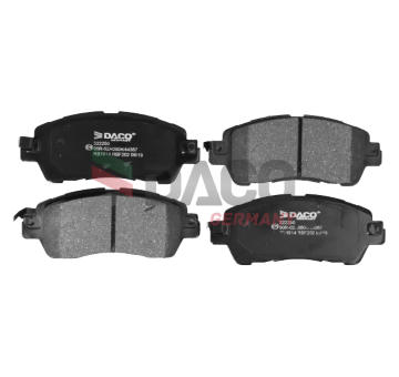 Sada brzdových destiček, kotoučová brzda DACO Germany 322250