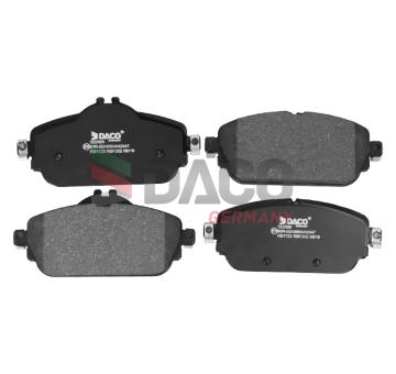 Sada brzdových destiček, kotoučová brzda DACO Germany 322308