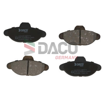 Sada brzdových destiček, kotoučová brzda DACO Germany 322334