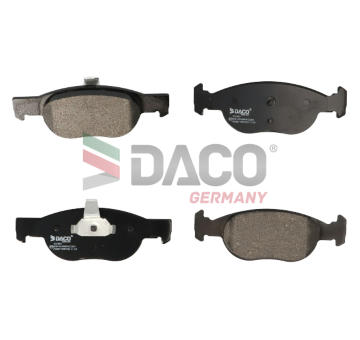 Sada brzdových destiček, kotoučová brzda DACO Germany 322363