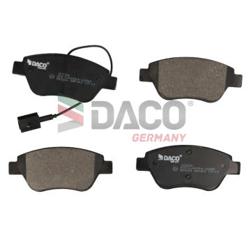 Sada brzdových destiček, kotoučová brzda DACO Germany 322380
