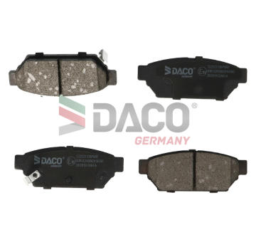 Sada brzdových destiček, kotoučová brzda DACO Germany 322523