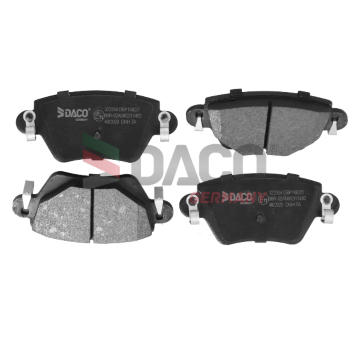 Sada brzdových destiček, kotoučová brzda DACO Germany 322554