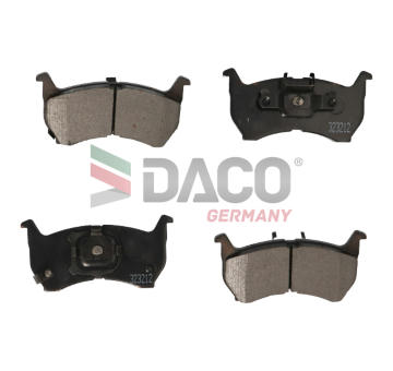 Sada brzdových destiček, kotoučová brzda DACO Germany 323212