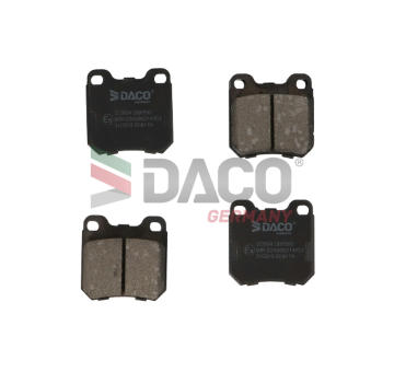 Sada brzdových destiček, kotoučová brzda DACO Germany 323604