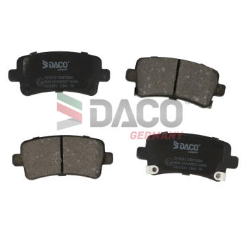 Sada brzdových destiček, kotoučová brzda DACO Germany 323643