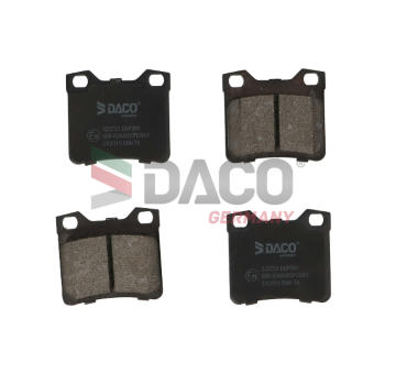 Sada brzdových destiček, kotoučová brzda DACO Germany 323731