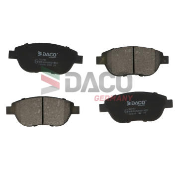 Sada brzdových destiček, kotoučová brzda DACO Germany 323752