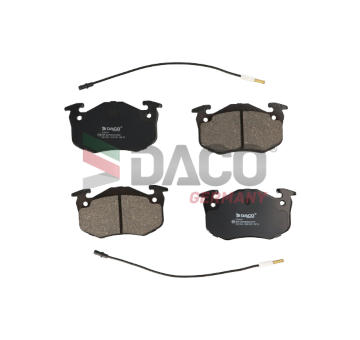 Sada brzdových destiček, kotoučová brzda DACO Germany 323924