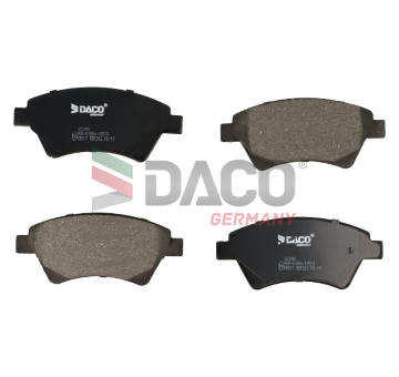 Sada brzdových destiček, kotoučová brzda DACO Germany 323951