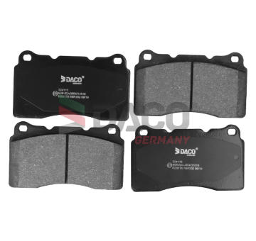 Sada brzdových destiček, kotoučová brzda DACO Germany 324113