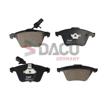 Sada brzdových destiček, kotoučová brzda DACO Germany 324782