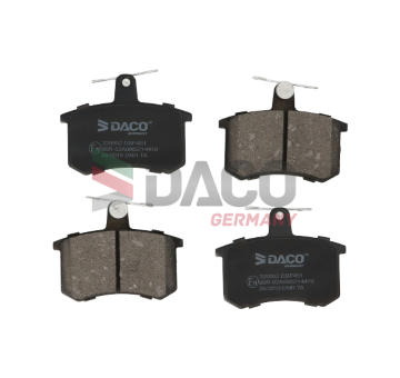 Sada brzdových destiček, kotoučová brzda DACO Germany 329952