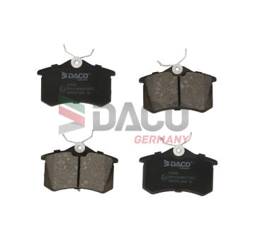 Sada brzdových destiček, kotoučová brzda DACO Germany 329986