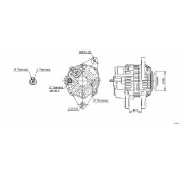 generátor KUTNAK AUTOMOTIVE 721232/M