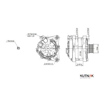 generátor KUTNAK AUTOMOTIVE 721418/M
